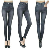 Explosion models imitation denim women's leggings