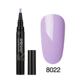 60 Colors Soak Off Enamel Nail Glue Pen