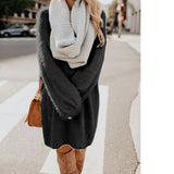Long Sweater Yellow Black Pink Sweater Dress