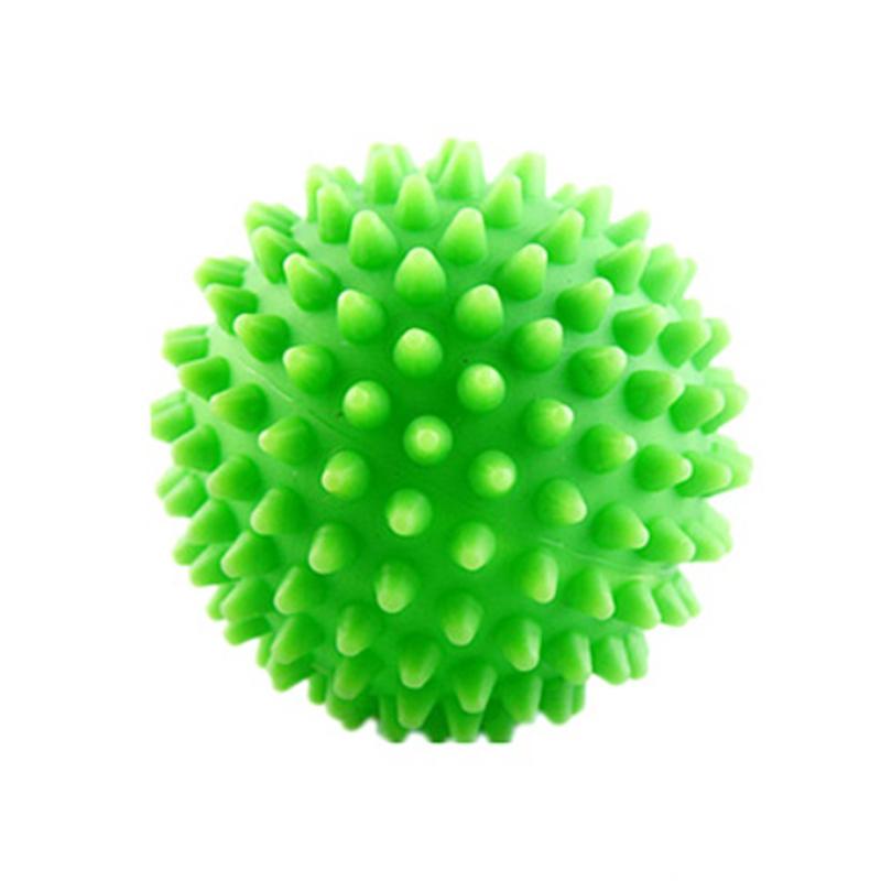 4 Colors 75mm Durable PVC Spiky Massage Ball Trigger Point Sport Fitness Hand Foot Pain Relief
