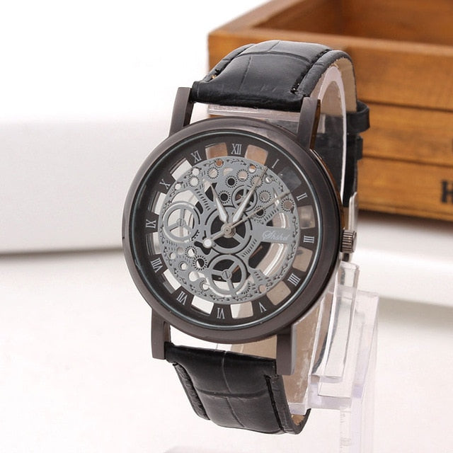 Fashion Business Skeleton Watch Men