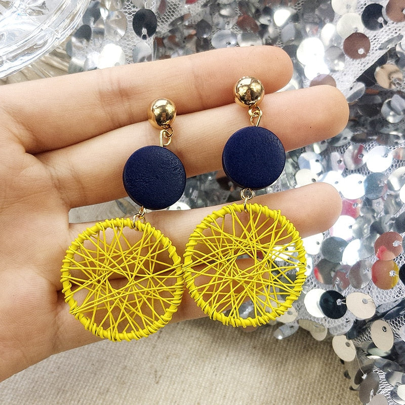 Luxury Simple Big Round Earrings