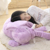 40cm/60cm Height Large Plush Elephant Doll Toy Kids Sleeping Back Cushion Cute Stuffed Elephant Baby Accompany Doll Xmas Gift