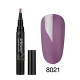 60 Colors Soak Off Enamel Nail Glue Pen