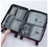 Travel clothing bra storage bag 6 and 7 sets of classification storage bag luggage sorting bag clothing dispensing bag