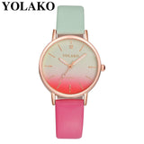 Brand Leather Quartz Women's Watch