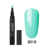 60 Colors Soak Off Enamel Nail Glue Pen