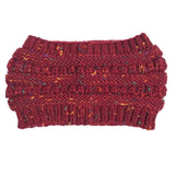 Ponytail Beanie Women Stretch Knitted Hats