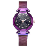 Ladies Magnetic Starry Sky Clock Luxury Women Watch