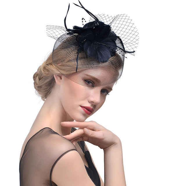 Wedding Bridal Mesh Veil Hats