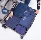 Travel clothing bra storage bag 6 and 7 sets of classification storage bag luggage sorting bag clothing dispensing bag
