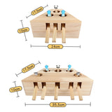 Wooden Interactive Maze Pet Hit Hamster