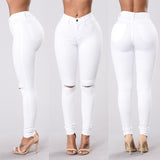 High Waist Skinny Fashion Boyfriend Jeans