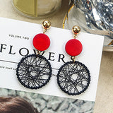 Luxury Simple Big Round Earrings