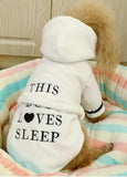 Winter Pet Sleeping Clothes