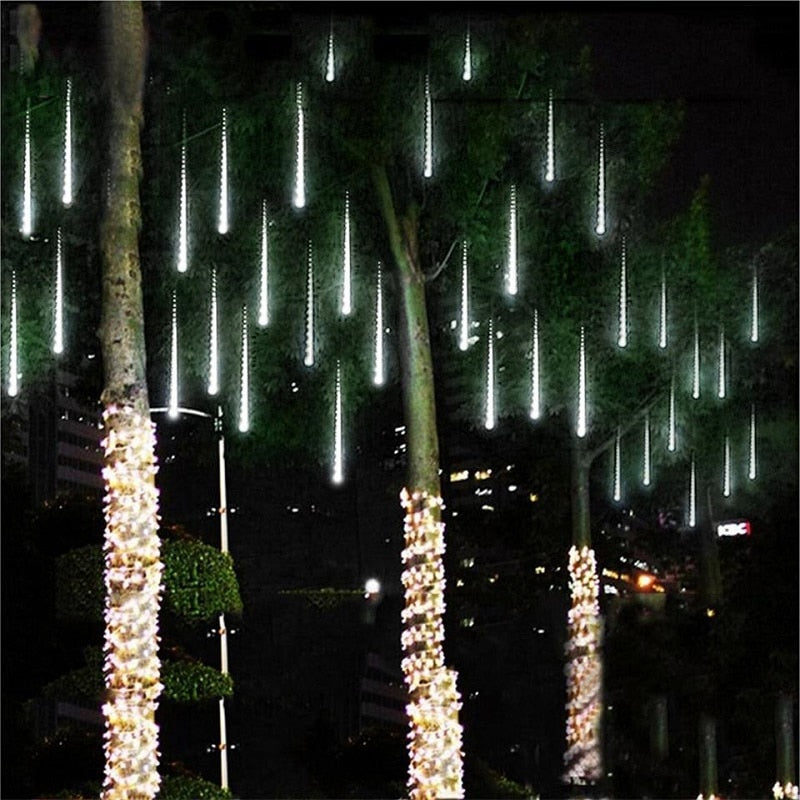 Waterproof 8 Tubes LED Meteor Shower Rain