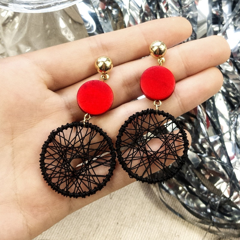 Luxury Simple Big Round Earrings