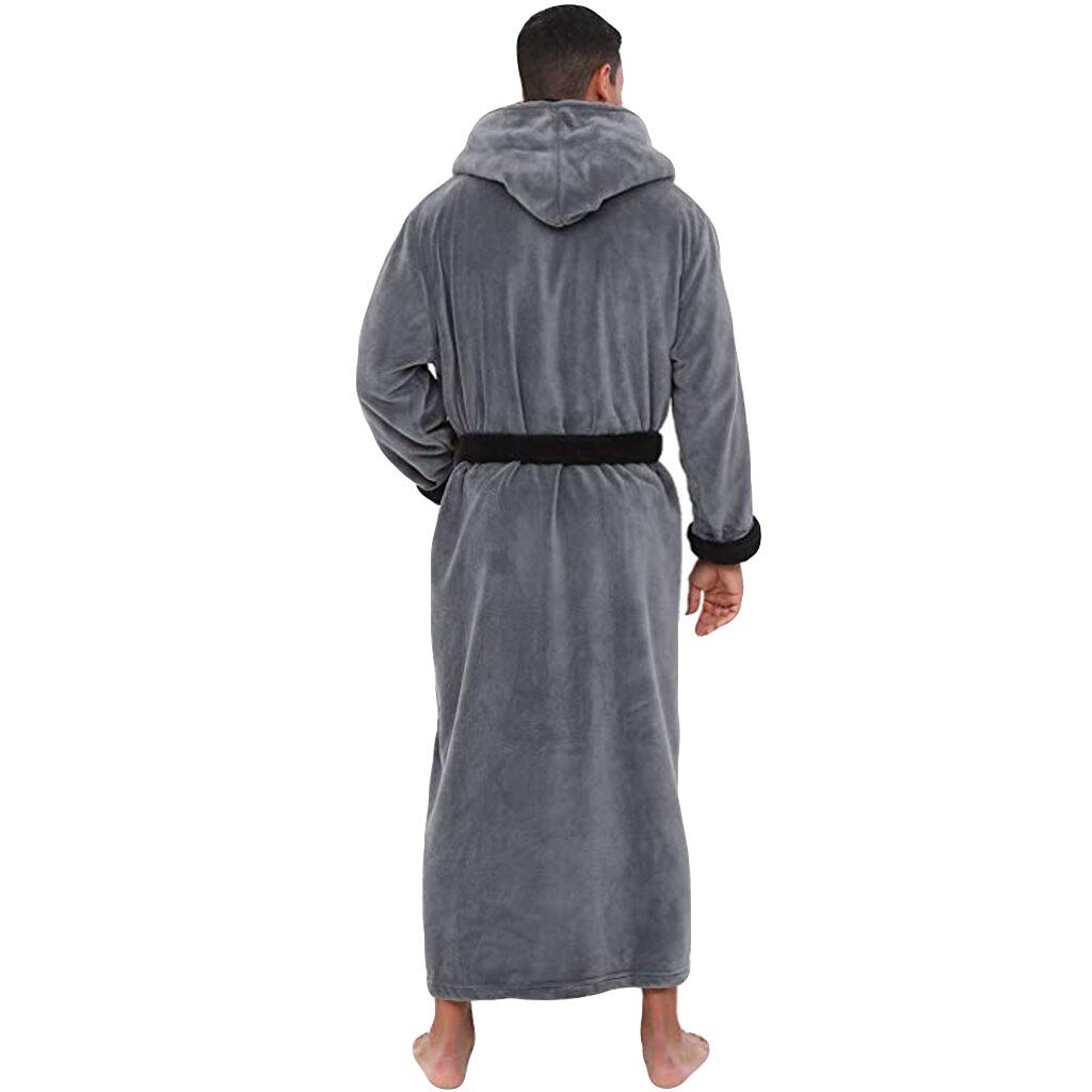 Men's Lengthened Bath Robe Home Clothes