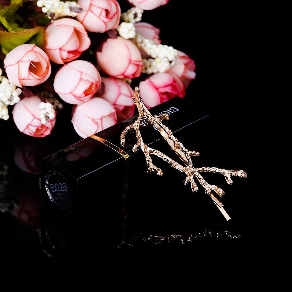 Antlers branch alloy side clip Jewelry