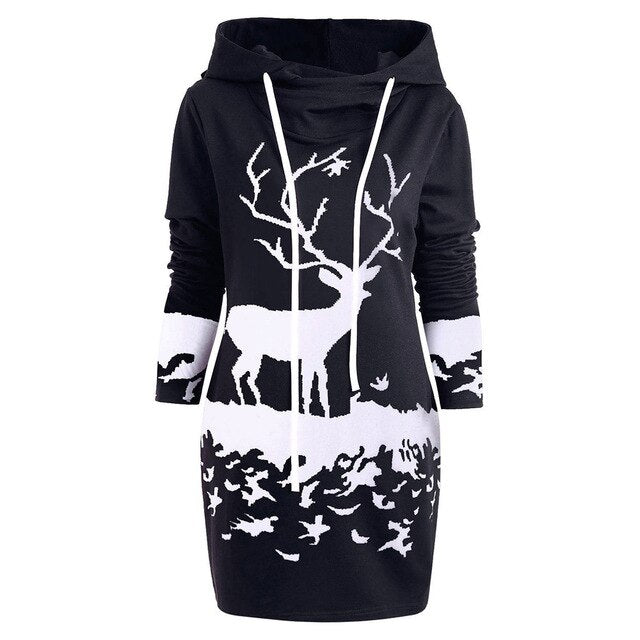 Free Ostrich Christmas Dress
