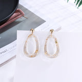 Retro Transparent  Cold Acrylic Earrings
