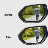 2PCS Car Mirror Window Clear Film