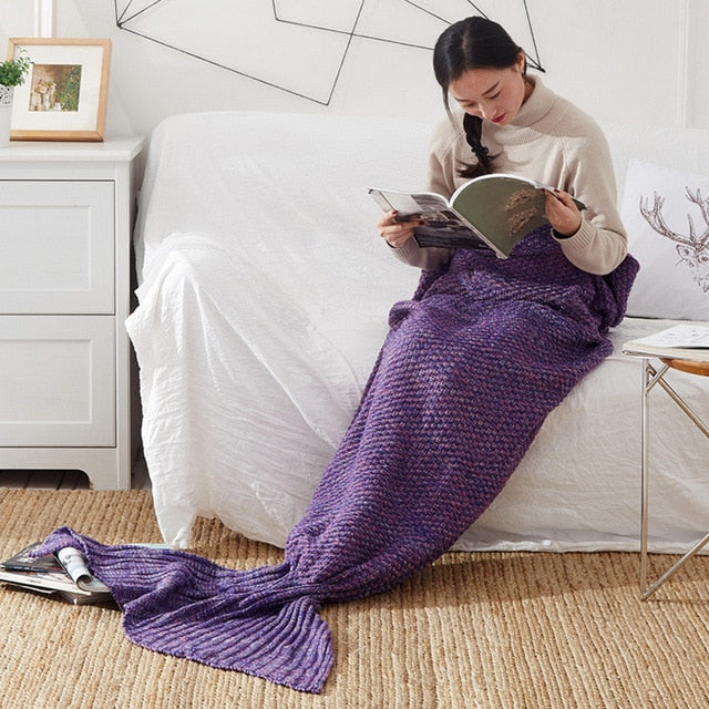 Handmade Knitted Sleeping Bag For Home