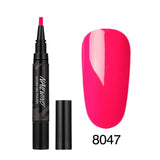 60 Colors Soak Off Enamel Nail Glue Pen