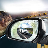 2pcs / set Anti Fog Car Mirror Sticker