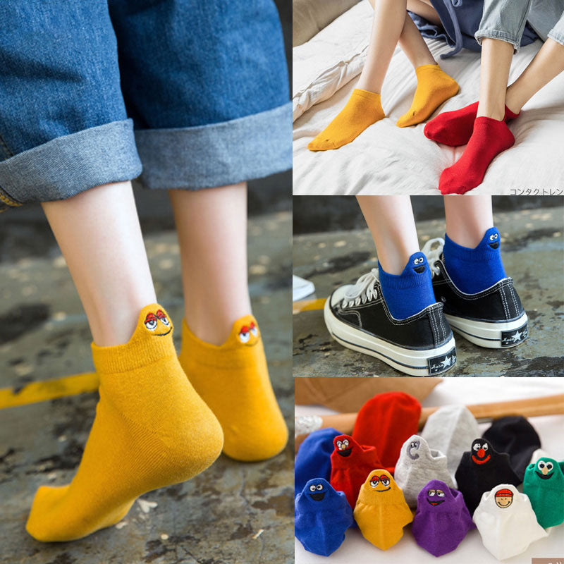 Happy Funny Casual ankle Socks