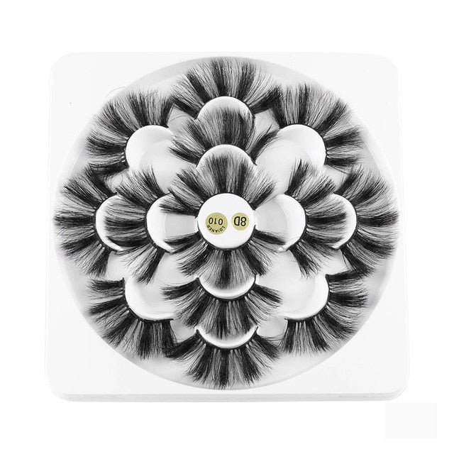7 Pairs 3D Mink Hair False Eyelashes