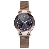 Ladies Magnetic Starry Sky Clock Luxury Women Watch