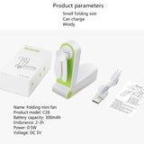 Usb Electric  Pocket Fold Fan