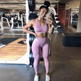 High Waist Seamless Leggings Push Up
