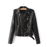 Faux Soft Leather Jacket Women