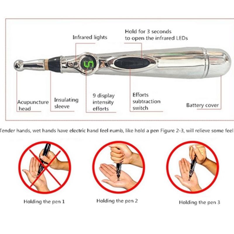 Care Electric Meridians Laser Acupuncture Magnet Therapy Instrument