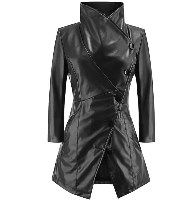 Women Medium long sleeves Coat