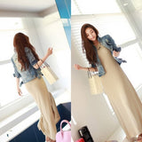 Slim Diamonds Half sleeve Women's Denim Blue Jacket