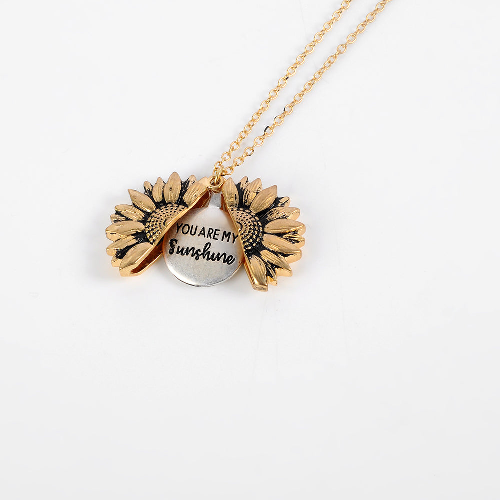 Open Engrave letter Necklaces Lover Gift