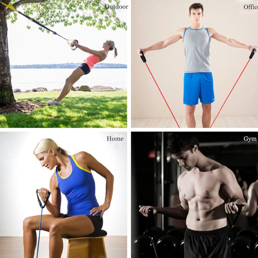 Yoga Pull Rope Elastic Resistance Bands