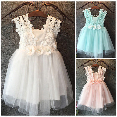 Baby Beautiful Girl Flower Gown