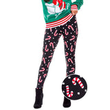 Women New Year Print Legging Ladies Pants