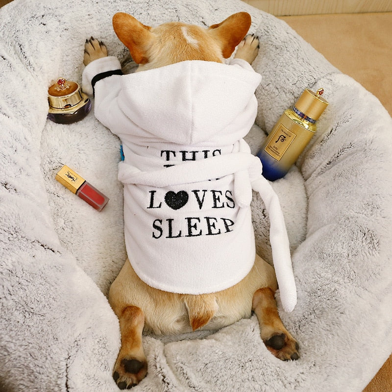 Winter Pet Sleeping Clothes