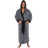 Men's Lengthened Bath Robe Home Clothes