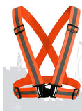 360 Degrees High Visibility Neon Safety Vest Belt Safety