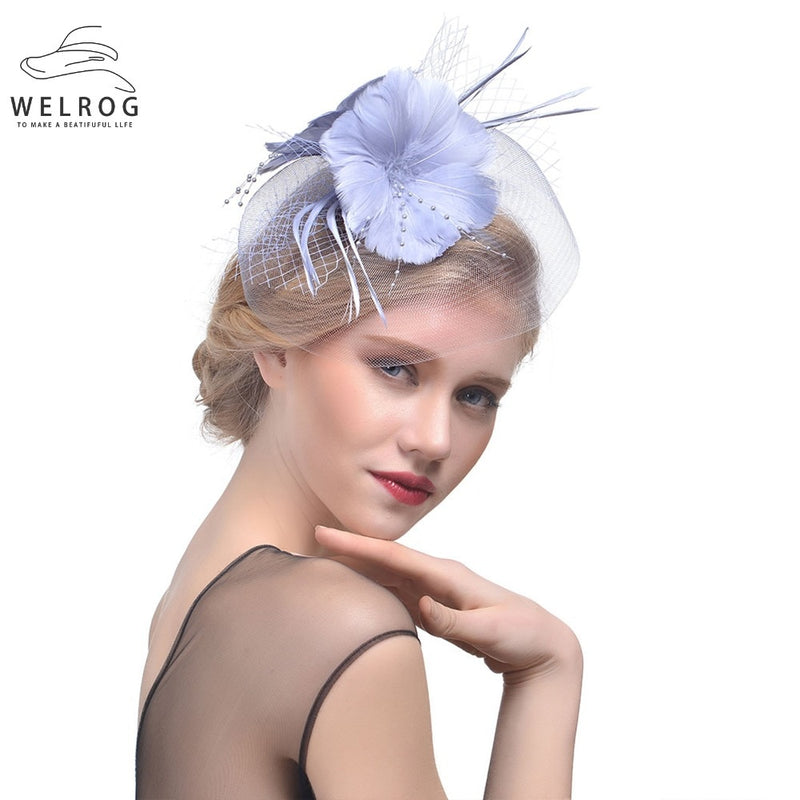 Wedding Bridal Mesh Veil Hats