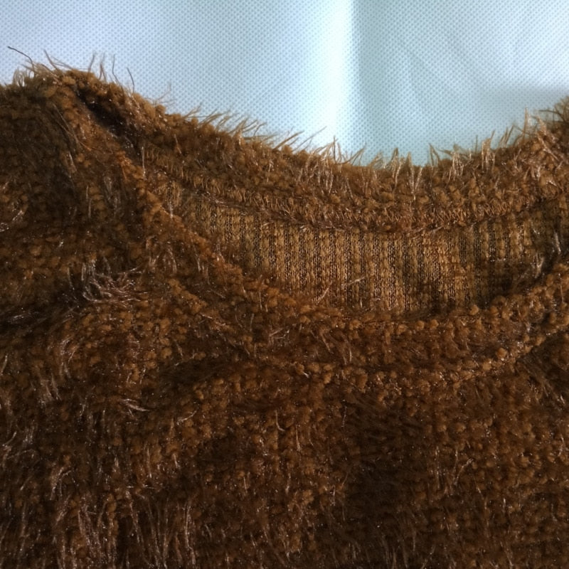 Long Sweater Yellow Black Pink Sweater Dress