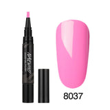 60 Colors Soak Off Enamel Nail Glue Pen