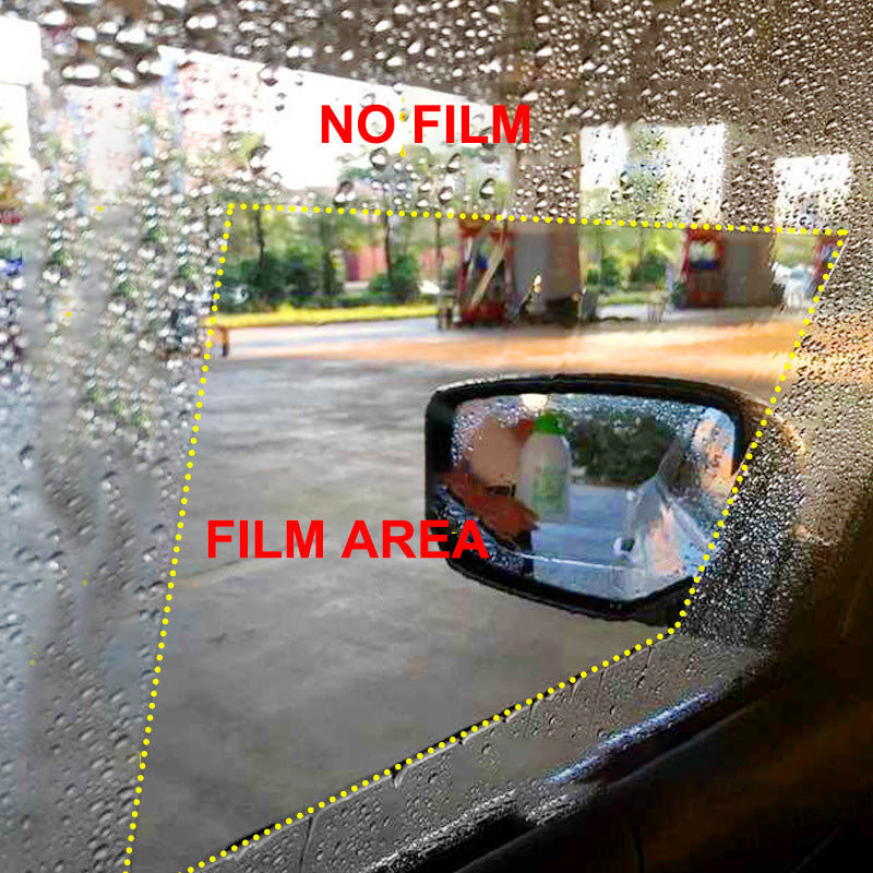 2pcs / set Anti Fog Car Mirror Sticker