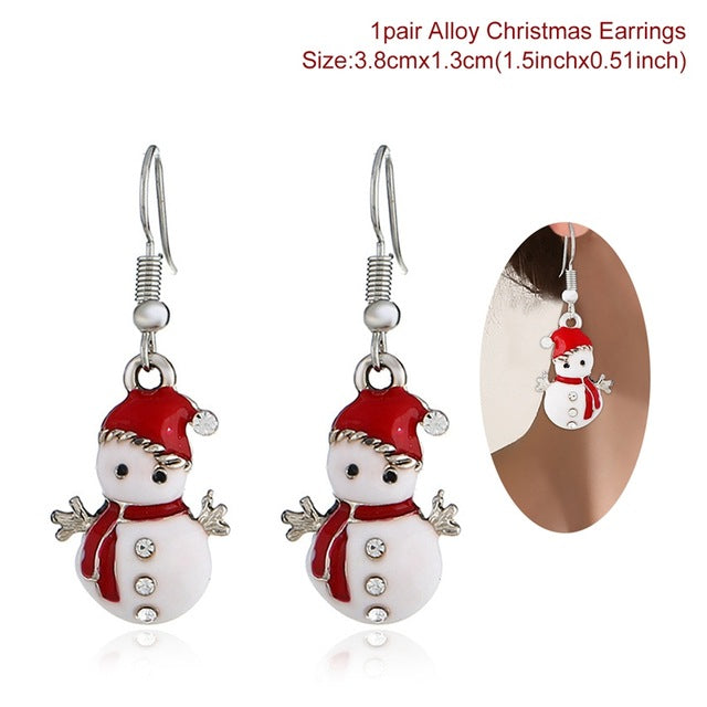 Earring Necklace Christmas Decor